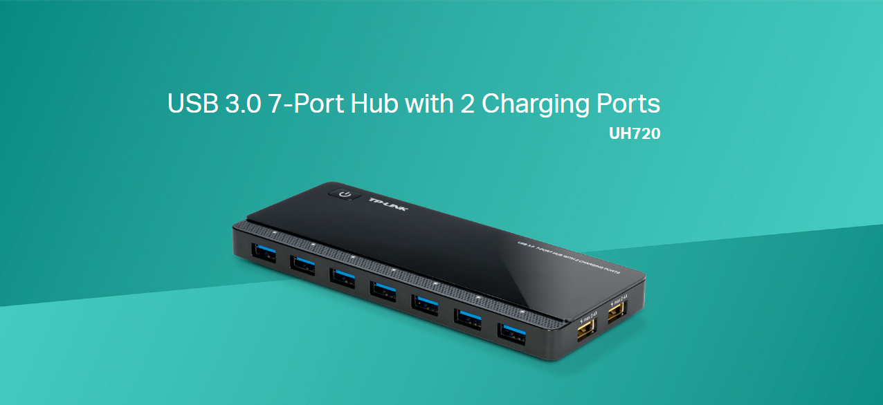 هاب 7 پورت USB 3.0 تی پی لینک مدل UH720