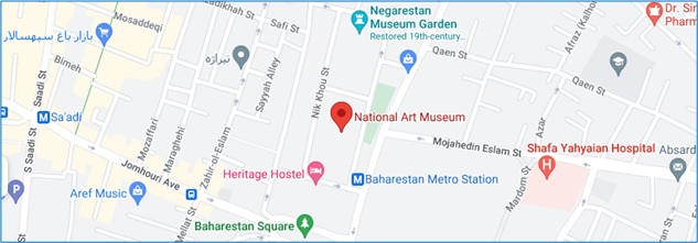 موقعیت مکانی موزه هنرهای ملی
