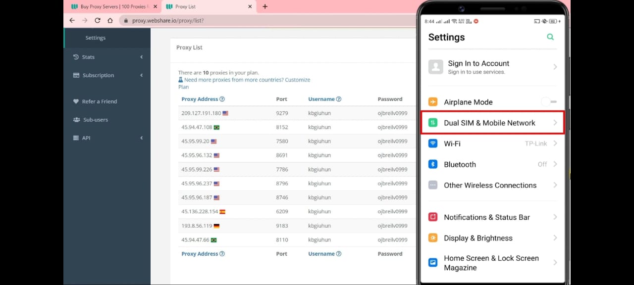 مرحله 3: روی «Advanced» و «Access Point Names» ضربه بزنید.