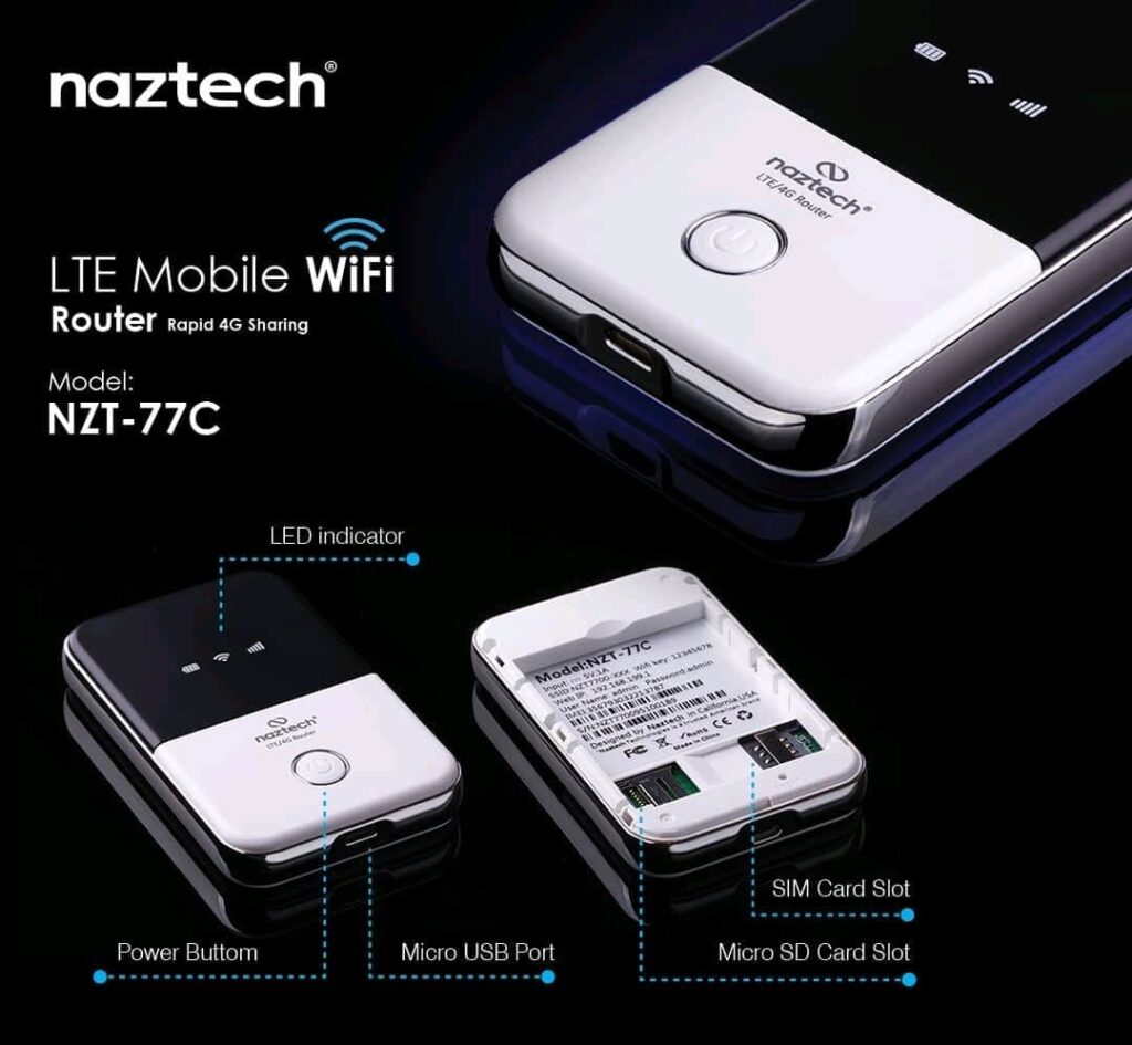 مودم 4G LTE نزتک NZT-77C