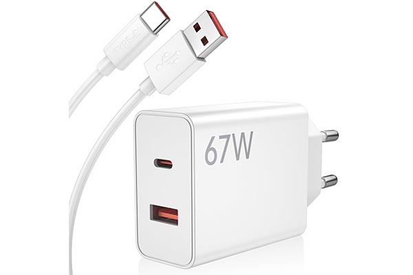 شارژر دیواری 67 وات 6 آمپر شیائومی مدل MDY-14-EV