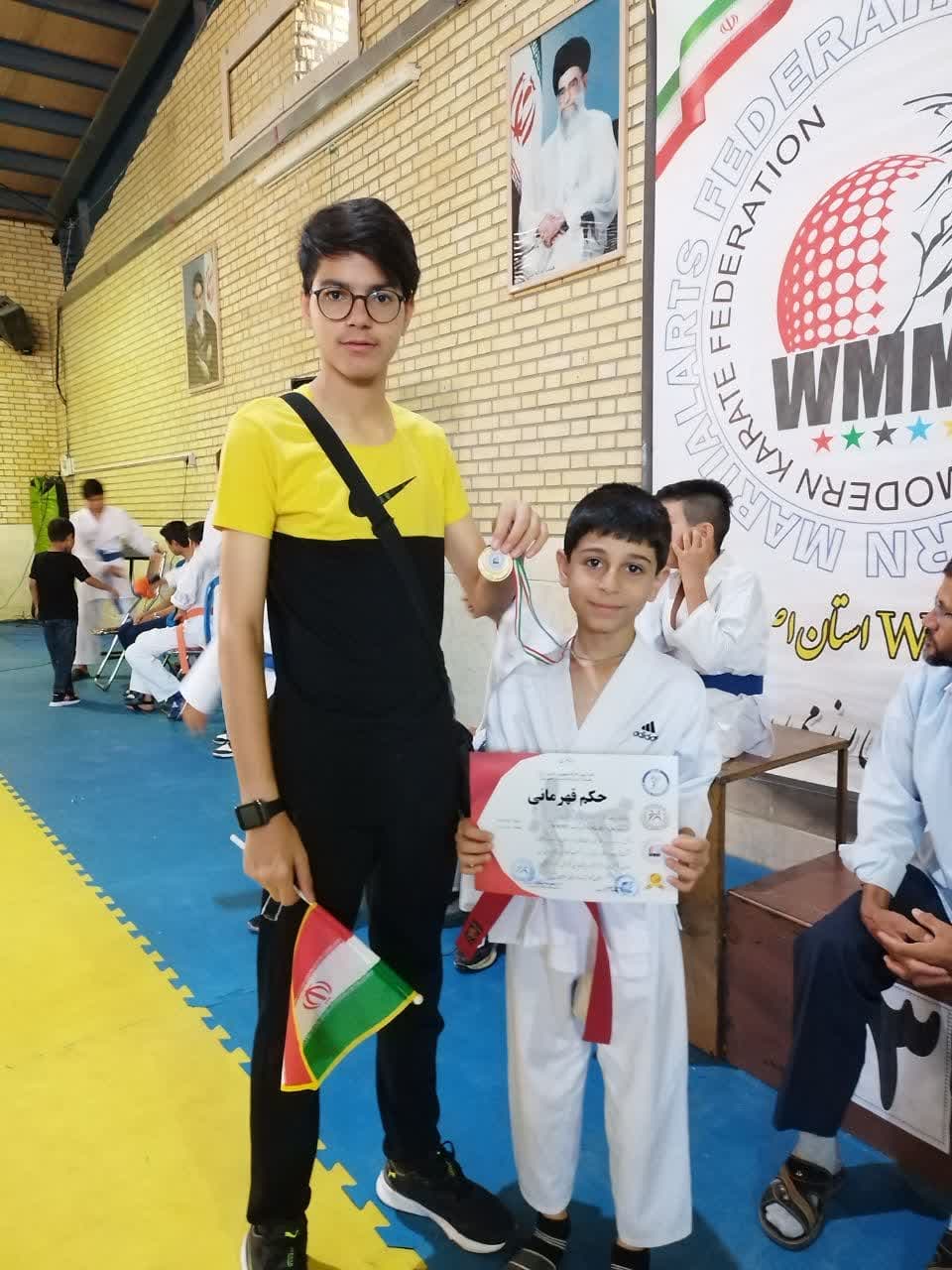 🥇 امیرحسین کیخسرو کیانی مقام اول کاتای انفرادی نونهالان   ❇️ خانه کاراته 24 شهریور 1402 مسابقات قهرمانی کارته استان به میزبانی سبک WMMF