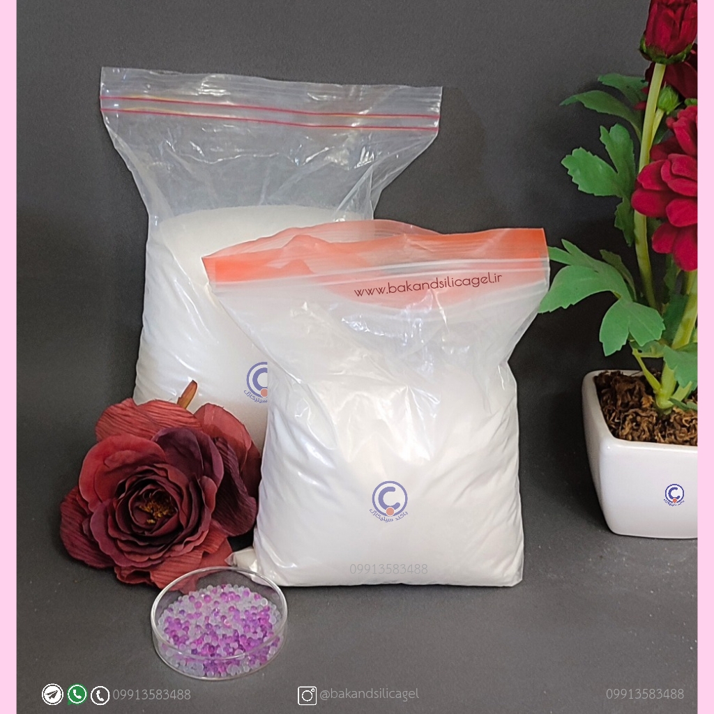 خرید عمده سیلیکاژل گل، سیلیکا ژل برای خشک کردن گل باکند