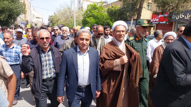 مدبر، امام جمعه جهرم، روز قدس. جهرم
