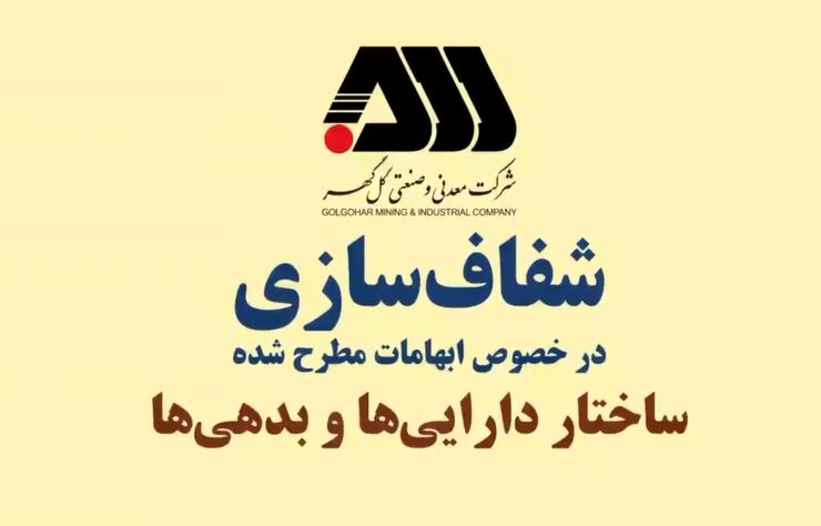 ساختار دارایی ها و بدهی های شرکت معدنی و صنعتی گل گهر