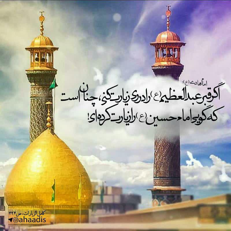 ولادت حضرت عبدالعظیم حسنی، ثواب زیارت عبدالعظیم حسنی، سلاله پاکان
