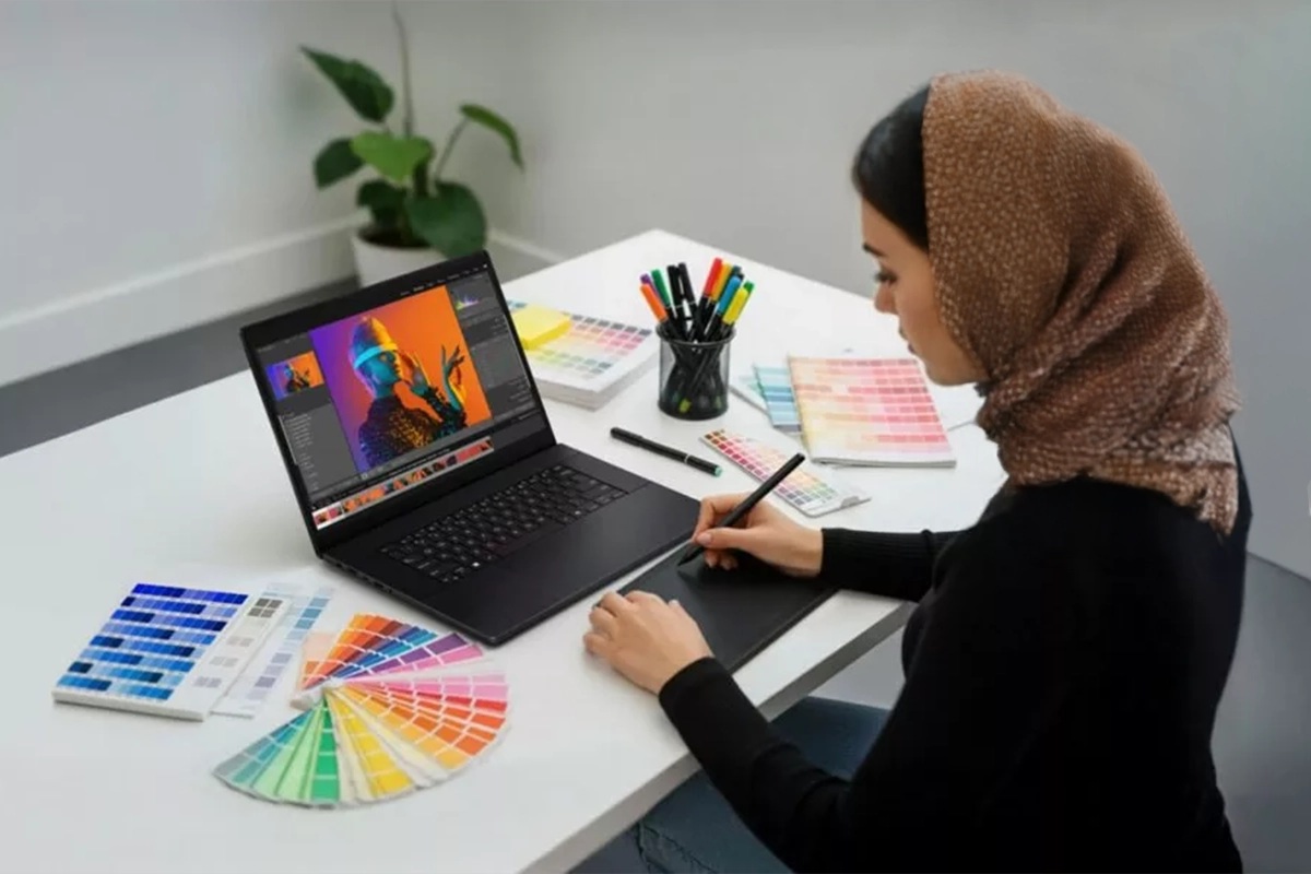 "تصویر لپ‌تاپ حرفه‌ای ایسوس مناسب طراحی و تدوین"