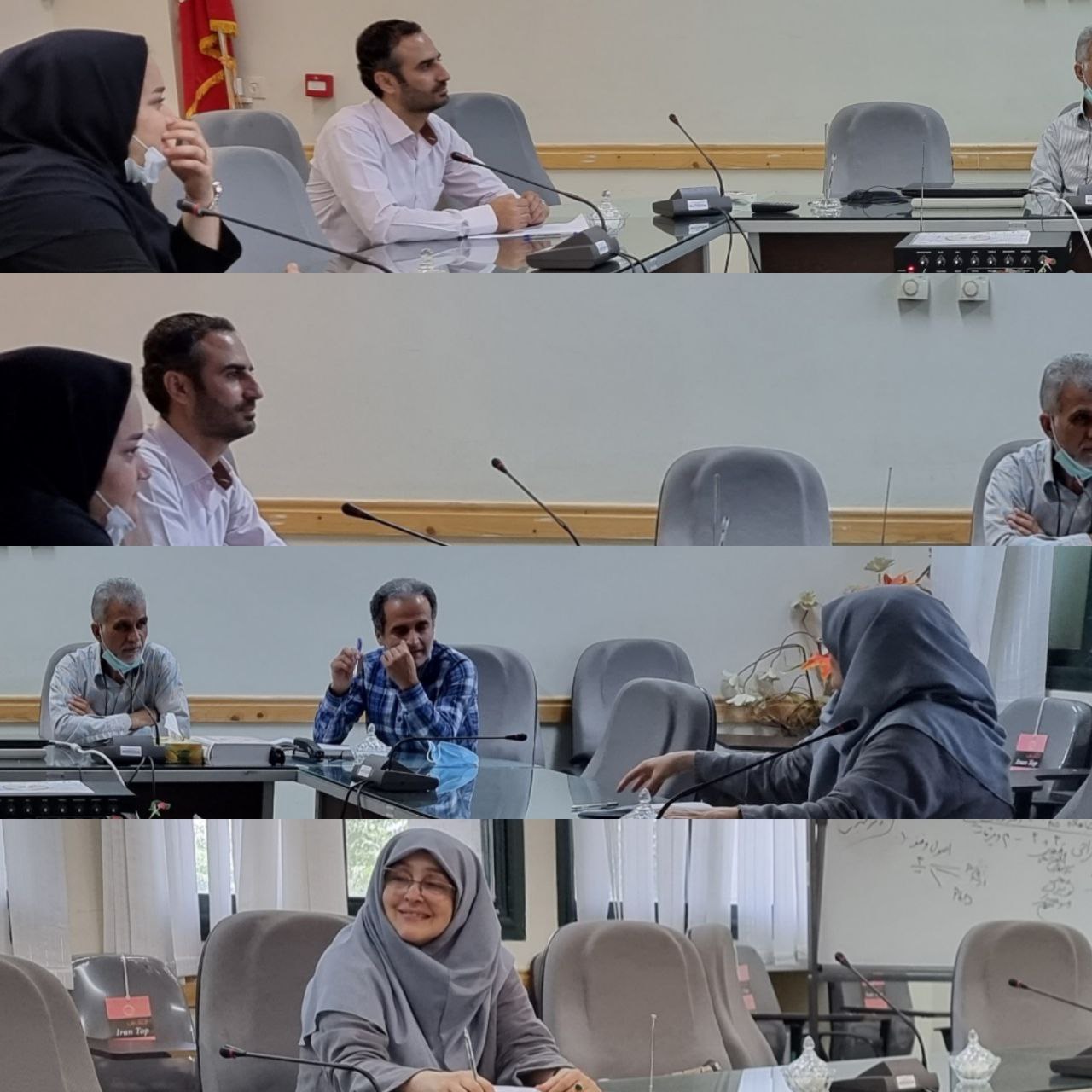 تیر 1401 - اولین نشست با دو تن از دانشجویان دکترای پرستاری 