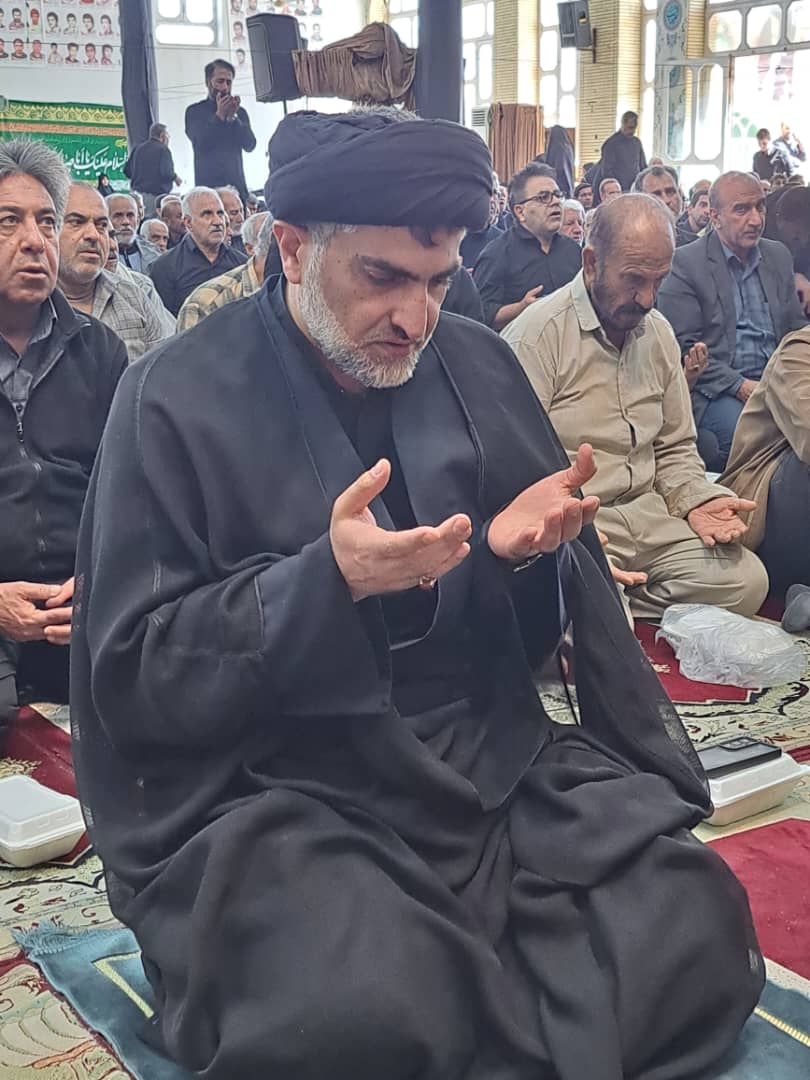 دعای فرج، نماز جماعت، سیدعلی آیت اللهی، مسجد صاحب الزمان جهرم، سلاله پاکان