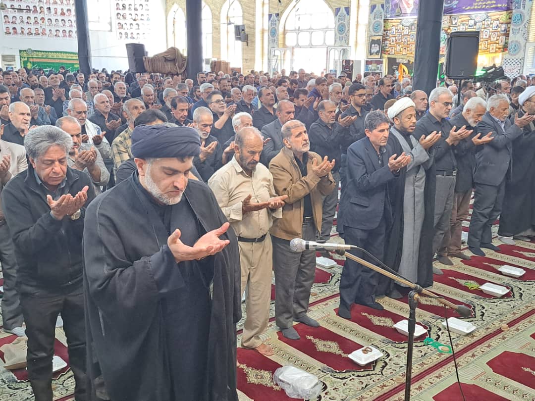 اقامه نماز جماعت ظهر و عصر به امامت سلاله الزهرا آقای حاج سیدعلی آقا آیت اللهی 