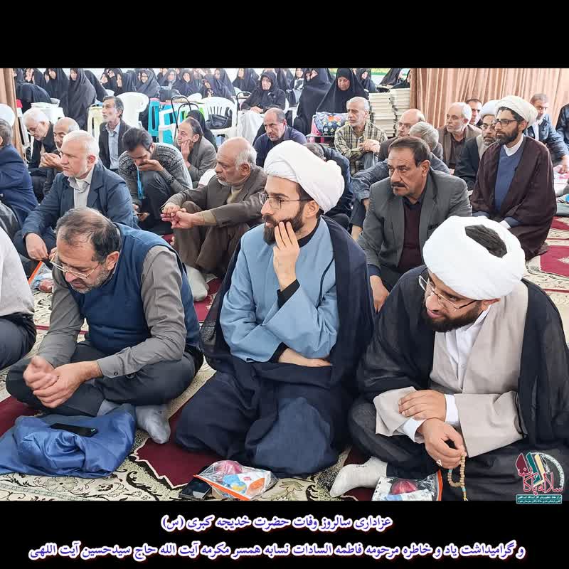 وفات حضرت خدیجه، فاطمه سادات نسابه، سیدعلی آیت اللهی، سلاله پاکان