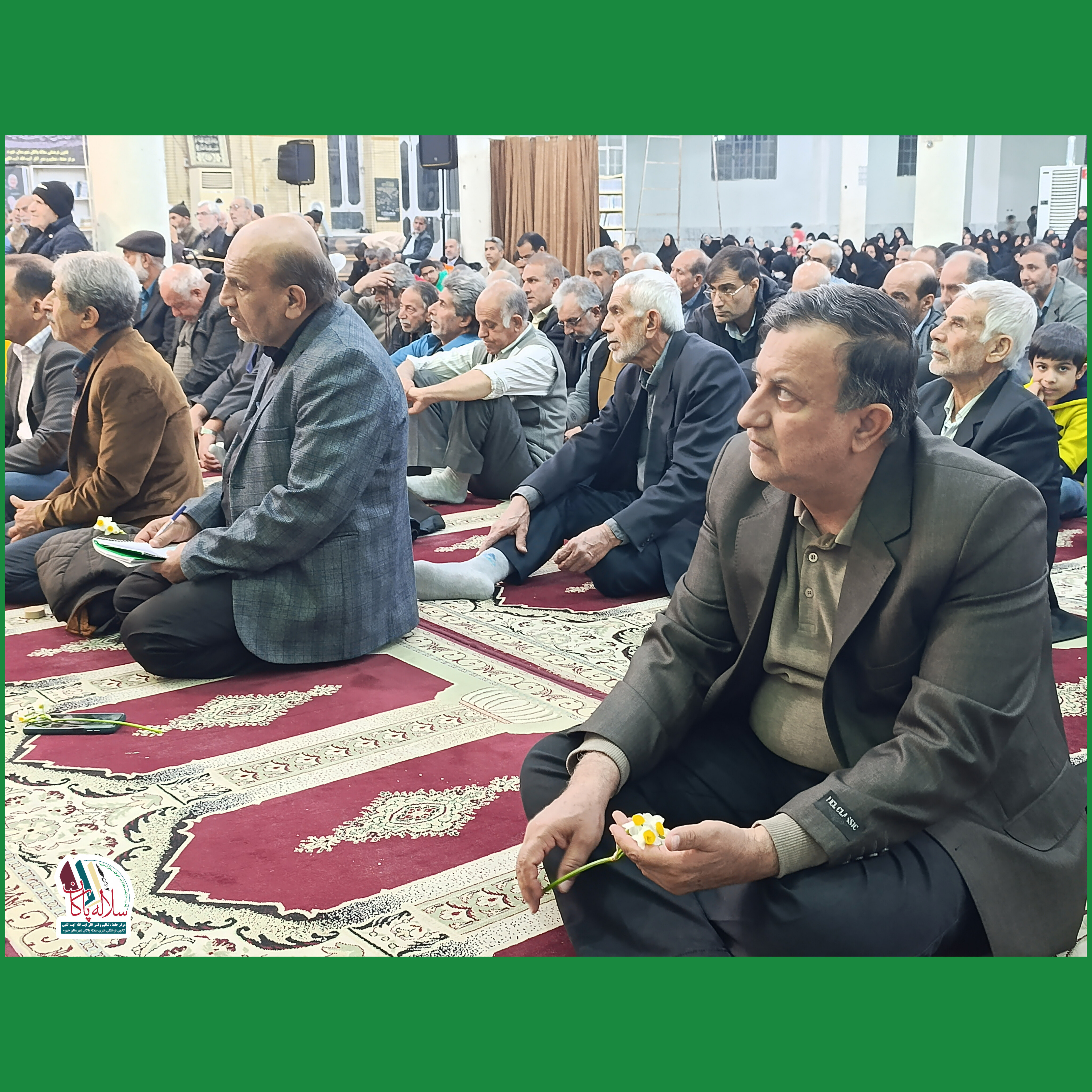 جشن ولادت یگانه مولود کعبه، سیدعلی آیت اللهی، مسجد صاحب الزمان جهرم، کانون فرهنگی هنری سلاله پاکان